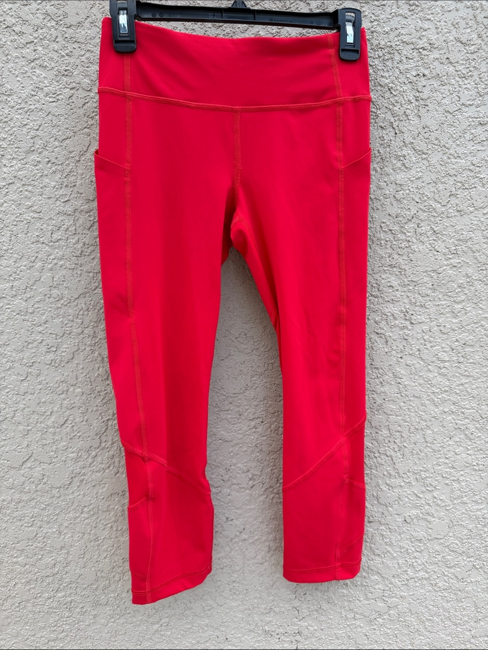 lululemon athletica Bright Red Capri Leggings